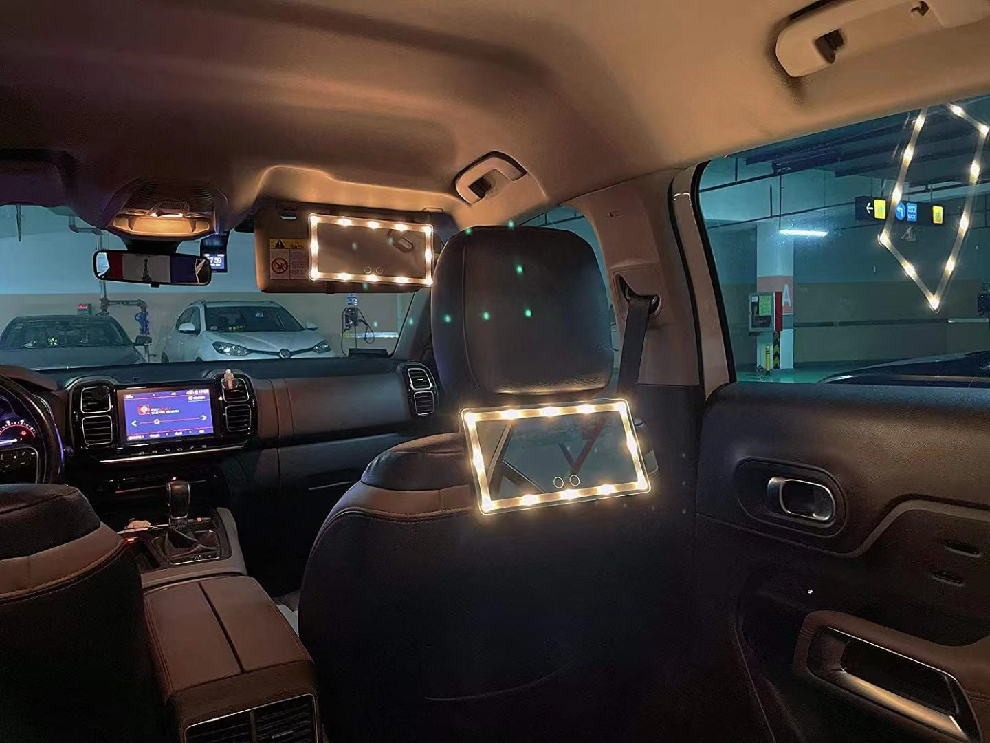 Car LED Vanity Mirror